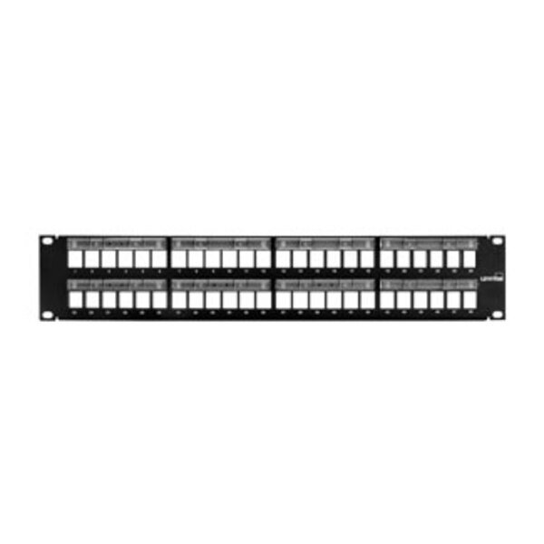 Quickport Patch Panel With Mag, Magnifying, Lens Label Holder, Leviton, Mfr#: 49255-L48